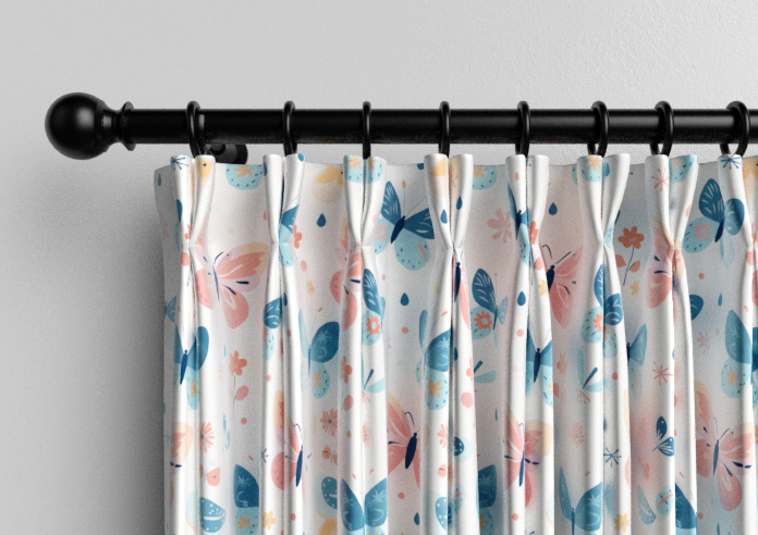 Butterfly Garden, Crystal - Made to Measure Curtains - Image 10